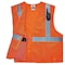 Ergodyne 5XL Orange Economy Breakaway Mesh Vest Class 2 - Single Vest 8215BA-S - alternate 3